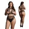 Duo Net Key-Hole Bra Set – 027X – Grande Taille – Le Désir