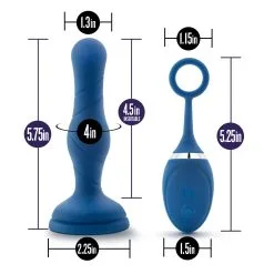 Dynamo Performance Plus – Plug Anale Rechargeable à Distance – Blush -Pour couple boutique Dynamo Performance Plus Plug Anale Rechargeable a Distance Blush 8 1