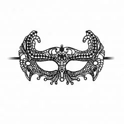 Empress – Black Lace Mask – Masque – Ouch! -Pour couple boutique Empress Black Lace Mask Masque Ouch 2