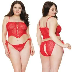Ensemble 2pcs – 21307X – Grande Taille – Coquette