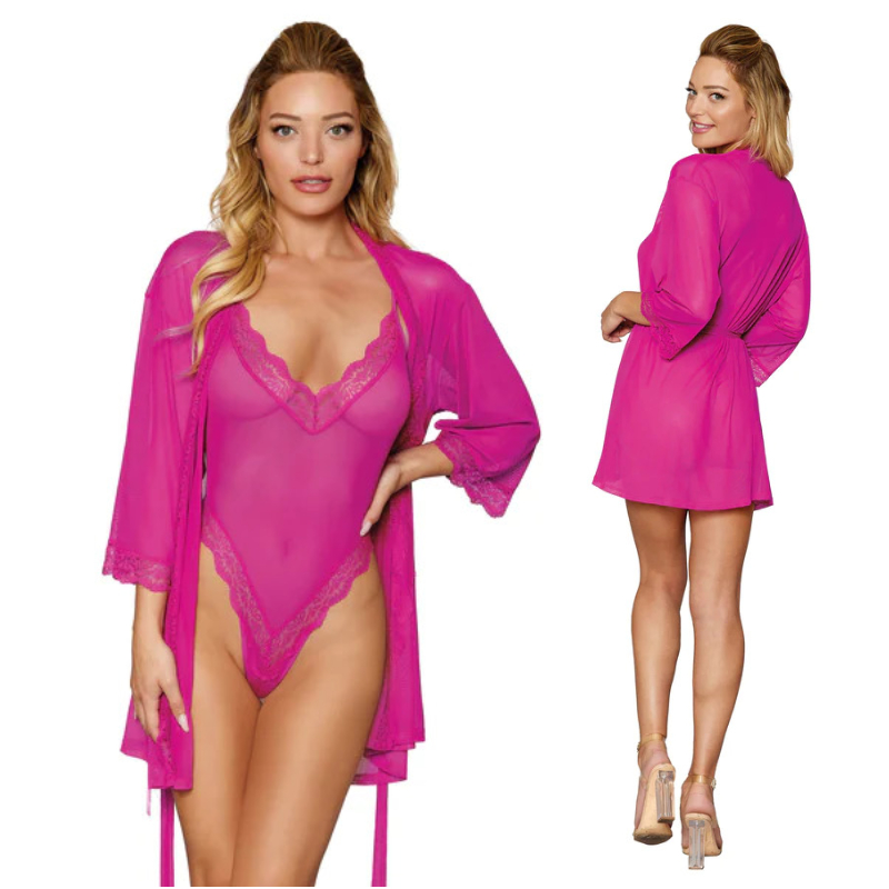 Ensemble 2pcs – Peignoir Et Teddy – 12652 – Dreamgirl 1 Ensemble 2pcs – Peignoir Et Teddy – 12652 – Dreamgirl