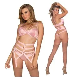 Ensemble 3pcs En Satin – 12435 – Dreamgirl