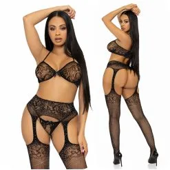 Ensemble 4pcs – 81656 – Leg Avenue