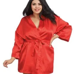 Ensemble Peignoir Et Babydoll En Satin – 3717X – Grande Taille – Dreamgirl -Pour couple boutique Ensemble Peignoir et Babydoll en Satin 3717X Grande Taille Dreamgirl 7 1