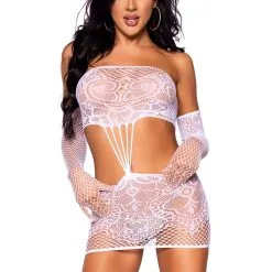 Ensemble De Robe En Dentelle – 86133 – Leg Avenue -Pour couple boutique Ensemble de Robe en Dentelle 86133 Leg Avenue 6