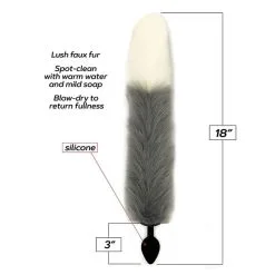 Foxy Fox Tail Silicone Butt Plug – Plug Anale Avec Queue – Icon Brands -Pour couple boutique Foxy Fox Tail Silicone Butt Plug Plug Anale avec Queue Icon Brands 5