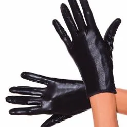 Gants Courts En Wet Look – 4691 – Music Legs