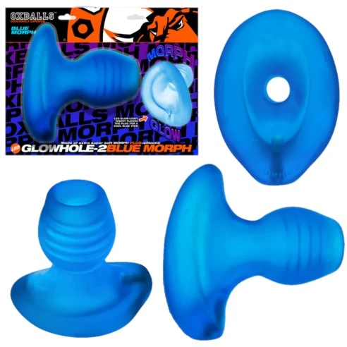 GlowHole – 2Blue Morph – Plug Anale – Oxballs 1 GlowHole – 2Blue Morph – Plug Anale – Oxballs