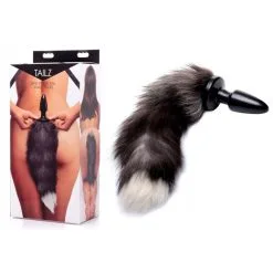 Grey Fox Tail – Anal Plug – Plug Anale Avec Queue De Renard – Tailz