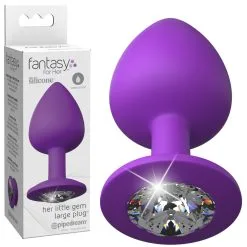 Her Little Gems Large Plug – Plug Anale Avec Bijou – Fantasy For Her