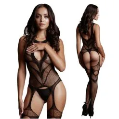High Neck Fishnet Bodystocking – 026 – Le Désir