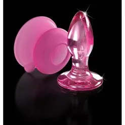 Icicles N.90 – Plug Anale En Verre Avec Ventouse -Pour couple boutique Icicles N.90 Plug Anale en Verre avec Ventouse 4