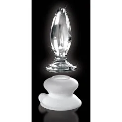 Icicles N.91 – Plug Anale En Verre Avec Ventouse -Pour couple boutique Icicles N.91 Plug Anale en Verre avec Ventouse 5