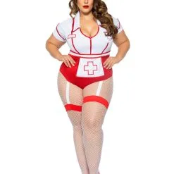 Infirmière Sexy En Vynile – Costume – 87086X – Grande Taille – Leg Avenue -Pour couple boutique Infirmiere Sexy en Vynile Costume 87086X Grande Taille Leg Avenue 3 1