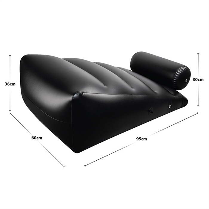 Inflatable Wedge Ramp/Cuffs Dark Magic – Coussin De Sexe Avec Menottes 4 Inflatable Wedge Ramp/Cuffs Dark Magic – Coussin De Sexe Avec Menottes – Image 4