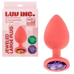Jp33 – Jewed Large Plug – Plug Anale Avec Bijou – Luv Inc.