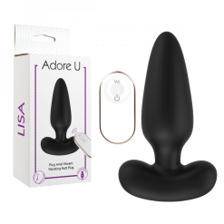 LISA – Plug Anale Vibrante à Distance – Adore U