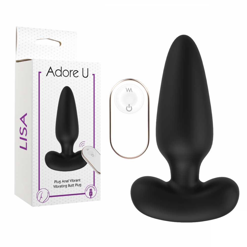 LISA – Plug Anale Vibrante à Distance – Adore U 1 LISA – Plug Anale Vibrante à Distance – Adore U