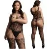 Lace And Fishnet Bodystocking – 011X – Grande Taille Le Désir