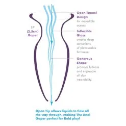 Large Anal Gaper – Plug Anale En Verre – Anal Fantasy Elite Collection -Pour couple boutique Large Anal Gape Plug Anale en Verre Anal Fantasy Elite Collection 4