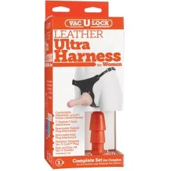 Leather Ultra Harness For Women – Harnais Vac-U-Lock – Doc Jonhson