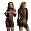 Long Sleeve Fishnet Dress – Robe à Manches Longues – 049 – Le Désir