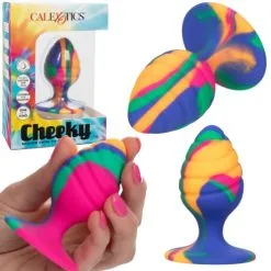 Medium Swirl Tie-Dye Plug Cheeky – Plug Anale – California Exotics