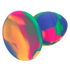 Medium Swirl Tie-Dye Plug Cheeky – Plug Anale – California Exotics -Pour couple boutique Medium Swirl Tie Dye Plug Cheeky Plug Anale California Exotics 3