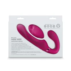 Midnight Rider – SHI/SHI – Sans Harnais Vibrant Rechargeable à Distance – Ns Novelties -Pour couple boutique Midnight Rider SHISHI Sans Harnais Vibrant Rechargeable a Distance Ns Novelties 4
