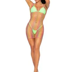 Mini-Robe En Filet Arc-en-Ciel – 86964 – Leg Avenue -Pour couple boutique Mini Robe Arc en Ciel 86964 Leg Avenue 5