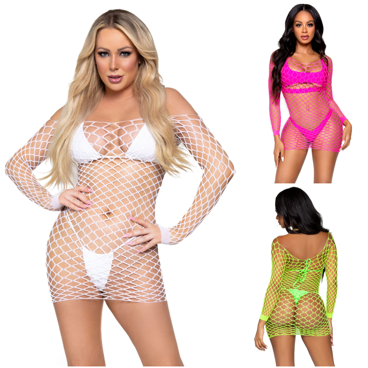 Mini Robe En Filet – 86128 – Leg Avenue 1 Mini Robe En Filet – 86128 – Leg Avenue