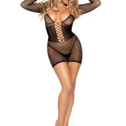 Mini-Robe En Filet – 86160 – Leg Avenue -Pour couple boutique Mini Robe en Filet 86160 Leg Avenue 3 1