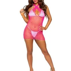 Mini Robe En Filet – Summer Dreamz – 86130 – Leg Avenue -Pour couple boutique Mini Robe en Filet Summer Dreamz 86130 Leg Avenue 1