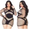 Mini Robe En Filet De Diamant – 86593Q – Grande Taille – Leg Avenue