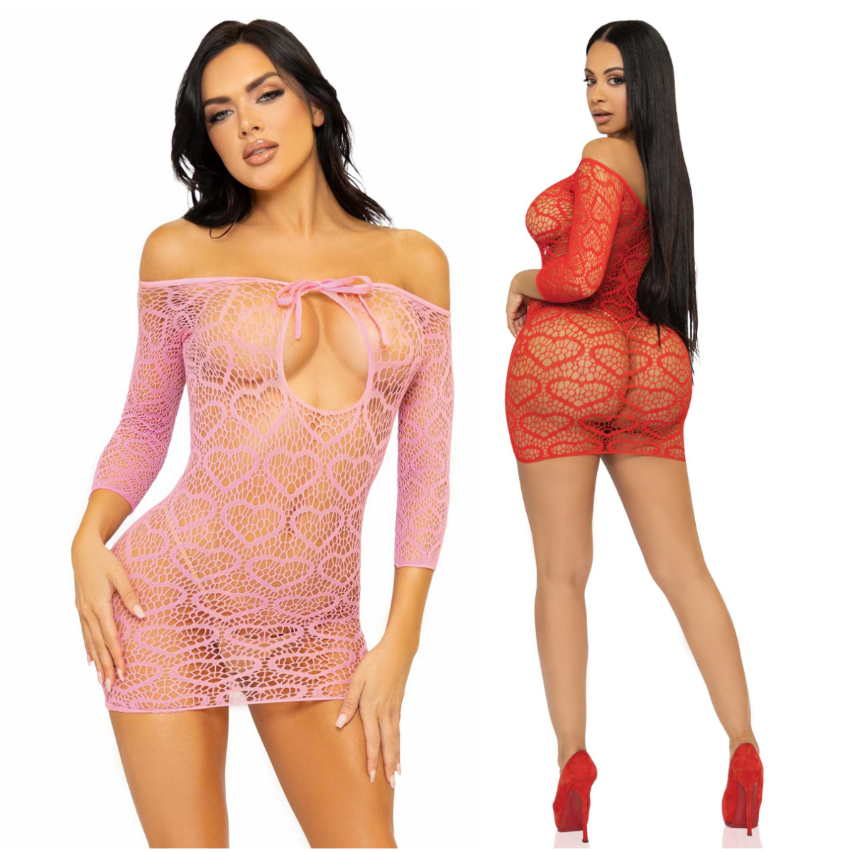 Mini-Robe En Résille – 86137 – Leg Avenue 1 Mini-Robe En Résille – 86137 – Leg Avenue