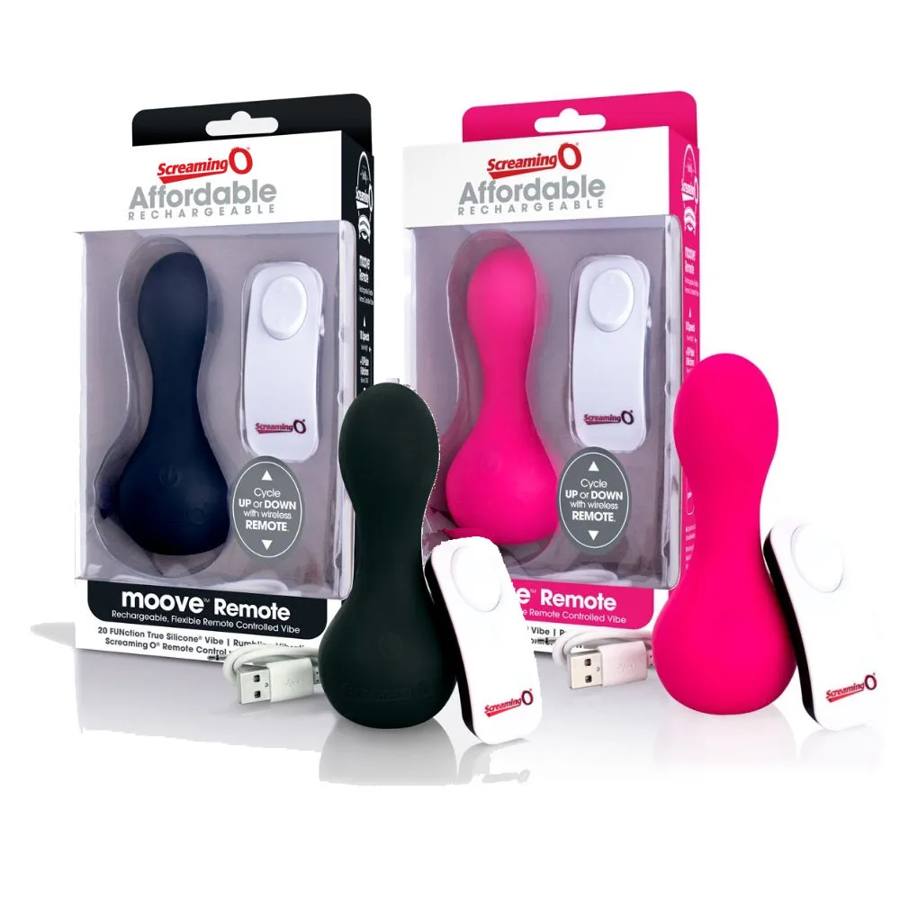 Moove Remote – Affordable Rechargeable – Vibrateur à Distance – Screaming O 1 Moove Remote – Affordable Rechargeable – Vibrateur à Distance – Screaming O