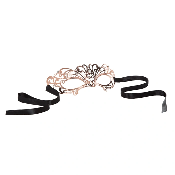 Mystique Rose Gold Mask – Entice Accessories – Masque – California Exotics 2 Mystique Rose Gold Mask – Entice Accessories – Masque – California Exotics – Image 2