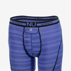BODYSKYN Nu Athletic – Boxer Long – 100199 – Bleu Rayé – BODYSKIN -Pour couple boutique Nu Athletic Boxer Long Bleu Raye BODYSKIN 1