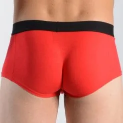 BODYSKYN Nu Urban – Boxer Court En Bambou – 100173 – Rouge – BODYSKIN -Pour couple boutique Nu Urban Boxer court en bambou BODYSKIN 1 1