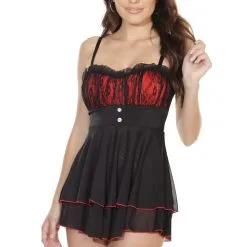 ADORE U Nuisette Et String – 1328 – Coquette -Pour couple boutique Nuisette et String 1328 Coquette 4