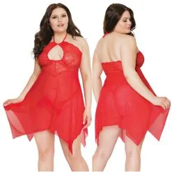 Nuisette Et String – 21305X – Grande Taille – Coquette