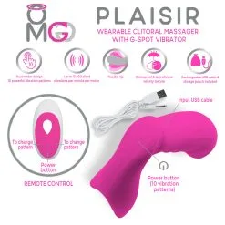 OMG Plaisir – Vibrateur Double Stimulation à Distance – Deeva Toys 6 OMG Plaisir – Vibrateur Double Stimulation à Distance – Deeva Toys -Pour couple boutique OMG Plaisir Vibrateur Double Stimulation a Distance Deeva Toys 3