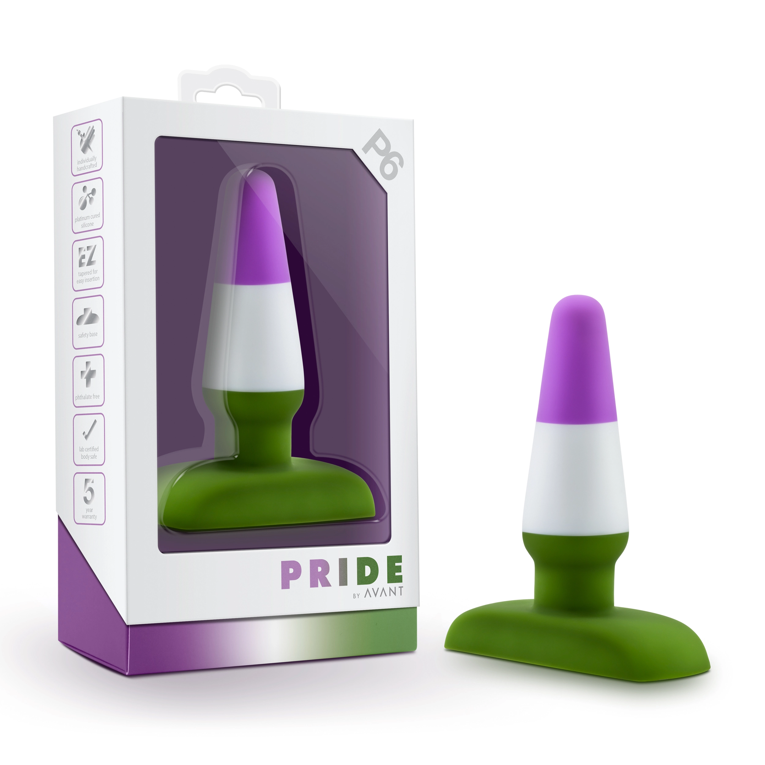 P6 – Pride Avant – Plug Anale – Blush 1 P6 – Pride Avant – Plug Anale – Blush