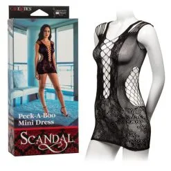 Peek-A-Boo Mini Dress – Mini-Robe – Scandal