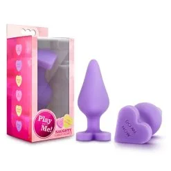 Play With Me – Naughty Candy Heart – Plug Anale Avec Coeur – Blush -Pour couple boutique Play with Me Naughty Candy Heart Plug Anale avec Coeur Blush
