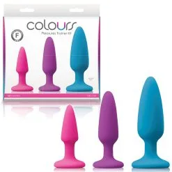 Pleasures Trainer Kit – Ensemble De Plugs Anales – Colours