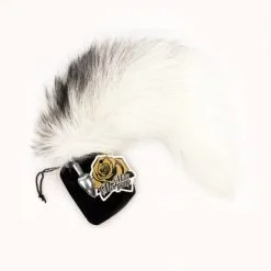 Plug Anale Small Avec Queue De Renard Platine – Miss Morgane Gold