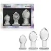 Plug Kit – Ensemble De Plugs Anale En Verre – Crystal Premium Glass