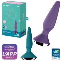 Plug-ilicious 1 – Plug Anale Rechargable BlueTooth – Satisfyer