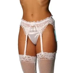 Porte-Jaretelles En Dentelle Festonnée – 1739 – Fagioni